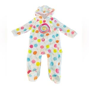 Little Joy Colorful Lollipop Kids Footie Size 6-12 Months
